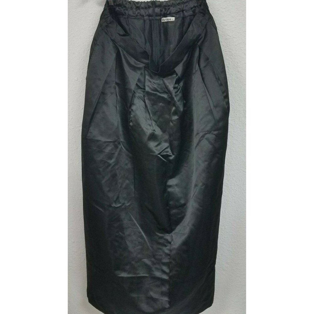 VETIOR Women's Elastic High Waist A-line Flared Ma